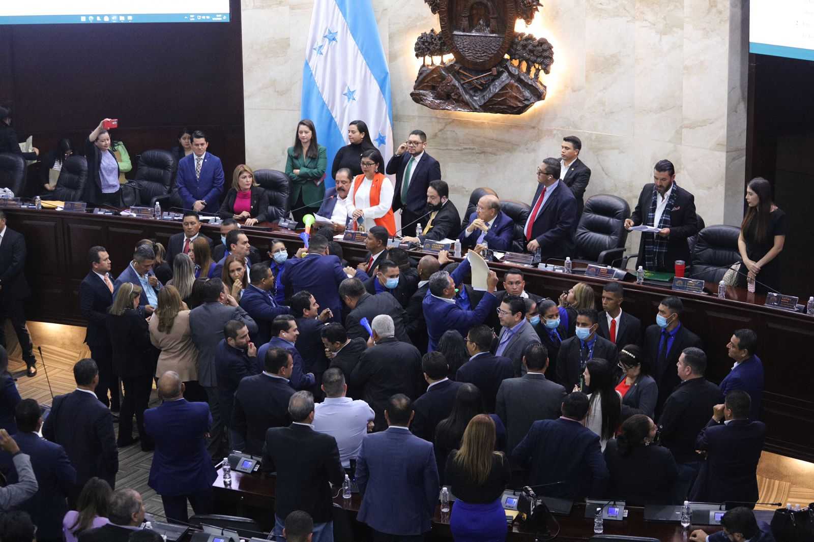 CN comunicó sobre los daños al sistema de audio y votación del hemiciclo legislativo